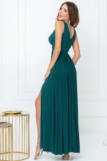 Sukienki wieczorowe maxi Virginia zielona długa sukienka Długa sukienka
